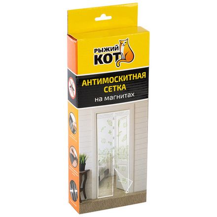 Сетка антимоскитная на магнитах  100*210 см"Капутомоскито" дизайн Листья