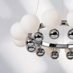 801124 Люстра SFERETTA 12х40W G9 ХРОМ/БЕЛЫЙ Lightstar