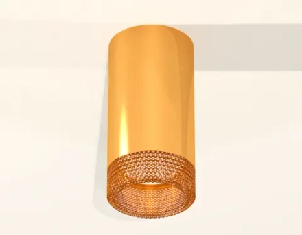 Комплект накладного светильника XS6327010 PYG/CF золото желтое полированное/кофе MR16 GU5.3 (C6327, N6154)