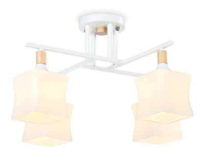 Светильник подвесной TR9495/4 WH/FR белый/белый матовый E27/4 max 40W D495*280