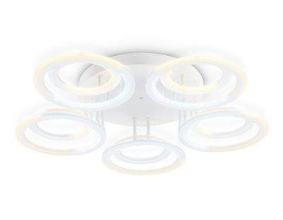 Светильник светодиодный потолочный FA8944/5+5 WH белый 132W 3000-6000K D735*115 (ПДУ ИК)