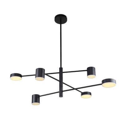 Потолочная люстра Ducan 3094-6P, 3*LED*5W + 3*LED*7W, 1464LM, 4000K. ТМ F-Promo