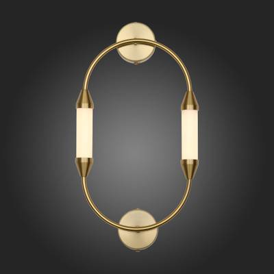 SL6004.301.02 Бра ST-Luce Латунь/Белый LED 2*4W 3000K