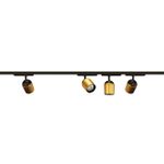358516 PORT NT21 111 золото Светильник трековый однофазный трехжильный IP20 LED 4000K 25W 220V KAMP