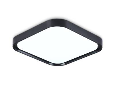Потолочный светодиодный светильникFZ1262 BK черный 18W 5000K 250*250*60 (Без ПДУ)