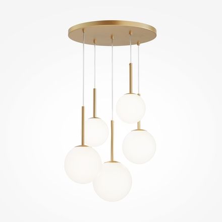 Подвесной светильник Basic form E14х5, MOD321PL-05G1. TM Maytoni