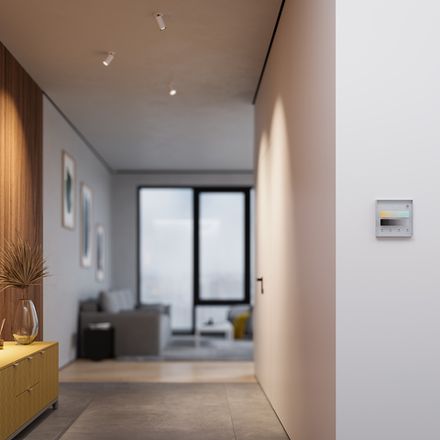 INTELLIGENT ARLIGHT Сенсорная панель SMART-DALI-301-11-1G-4SC-MIX-IN White (BUS/24V, Touch, 2.4G) (IARL, IP20 Пластик, 5 лет)