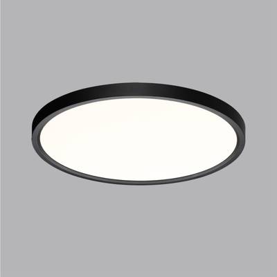 7660/32L MITRA LED SN 554 Светильник пластик/белый/черный LED 32Вт 3000/4000K D400 IP40 ALFA BLACK