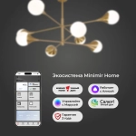 Умный потолочный светильник Calyx 60168/8 латунь, G9х8