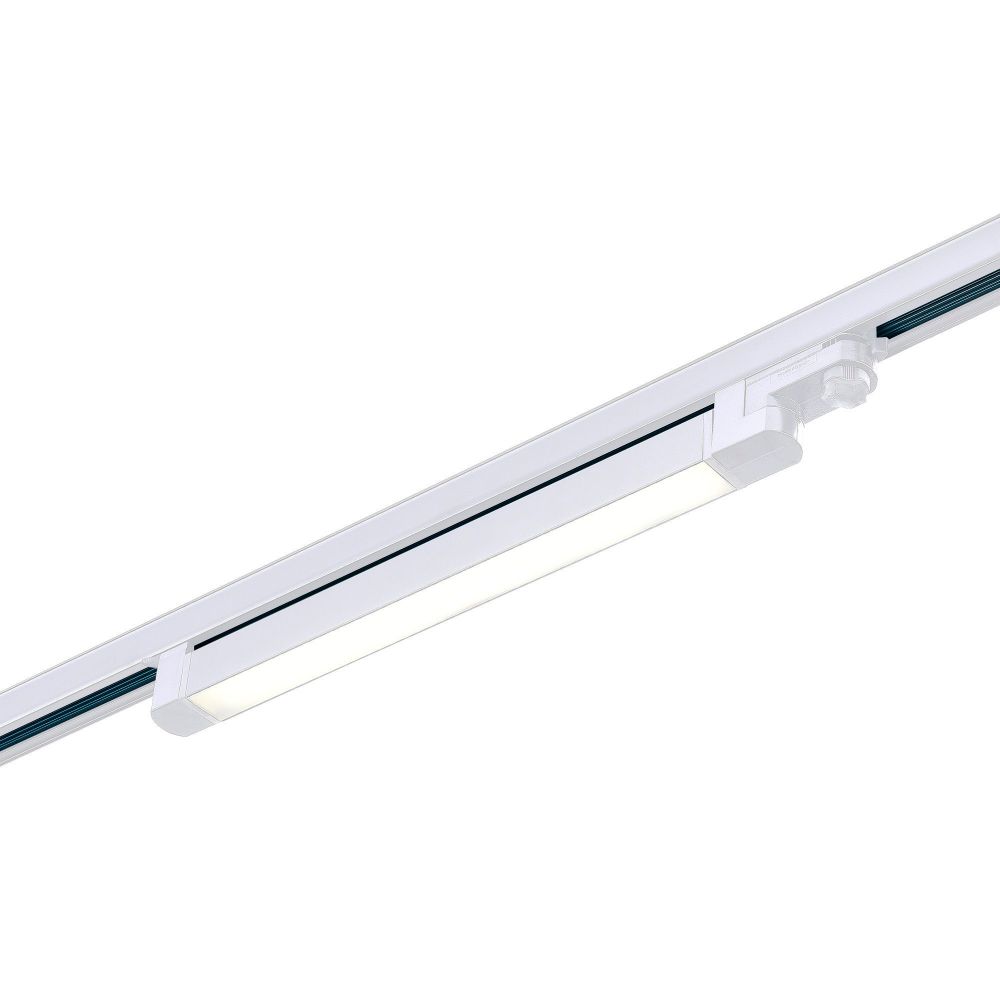 ST663.536.10 Св-к трек. Белый LED 1*10W 3000K 800Lm Ra&amp;gt;90 120° IP20 L280xW33xH82 165-265V