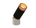 Крепеж накладной поворотный A2221 BK черный D60*H50mm Out45mm (для корпуса D60mm)