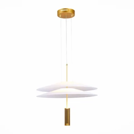 SL6101.203.01 Люстра подвесная ST-Luce Золотистый/Белый LED 1*10W 3000K
