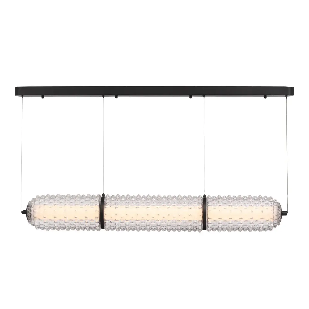SL6144.413.01 Светильник подвесной ST-Luce черный/прозрачный LED 1*37W 4000K