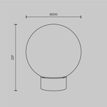 Настольный светильник Базовая форма / Basic form E14х1, MOD321TL-01G3. TM Maytoni