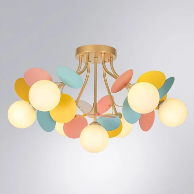 Потолочная люстра Arte Lamp PEACOCK A1369PL-7MD, 7хG9