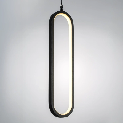 749007 Подвес SATURNO LED 9W 720LM ЧЕРНЫЙ 3000K