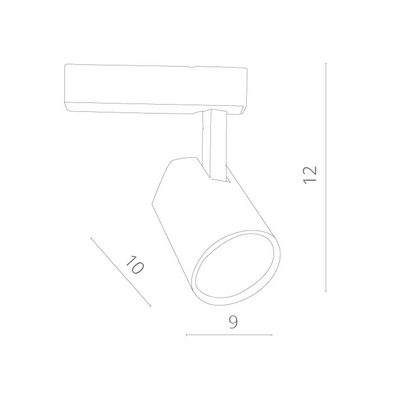 Трековый светильник Arte Lamp AMICO A1811PL-1BK, LED