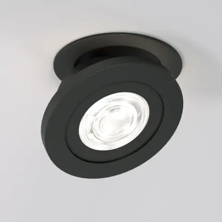 Встраиваемый светодиодный светильник 6W 4000K чёрный 25084/LED