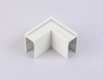 Коннектор угловой для накладного шинопровода Magnetic 220V GL1031 WH белый 80*80*52 (соединители в комплекте)