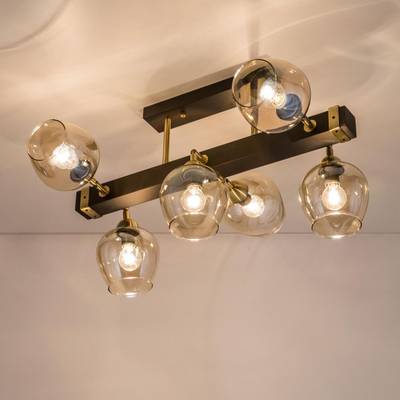 Citilux Болеро CL118165 Люстра на штанге поворотная Венге Бронза