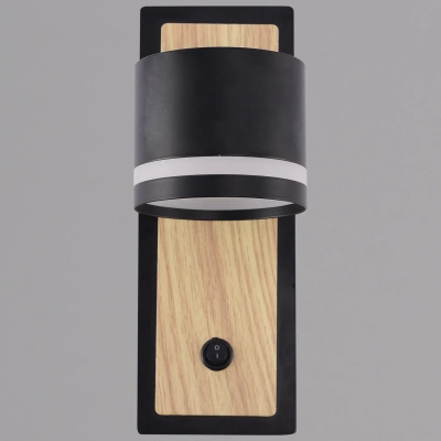 22540-0.2-01 BK+WOOD светильник настенный Reluce, GX53х1