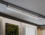 Светильник светодиодный трековый для шинопровода Magnetic Ultra Slim GV1416 BK черный IP20 18W 4200K 48V 24° 338*26*24