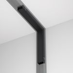 Коннектор питания угловой внутренний Basity, черный, TRA172ICPC-1B. TM Maytoni