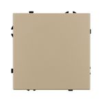 Механизм выключателя одноклавишный проходной SWT-NOBE-MKP1-SFPL-GD (230V, 10A) (Arlight, -)