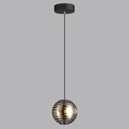 5041/12L L-VISION ODL24 425 черн./золото/дымчатый/металл/стеко Подвес LED 12W 4000К 1526Лм TRONI