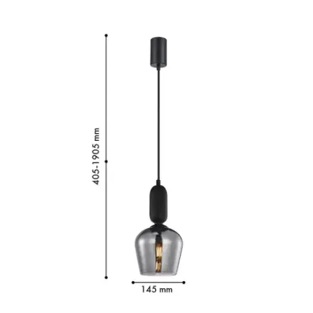 Подвес Dubbel 4353-1P, 1*E27*40W. ТМ F-Promo