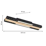 Потолочный светильник Zebra 4440-2C, LED*18W, 1900LM, 4000K. ТМ F-Promo