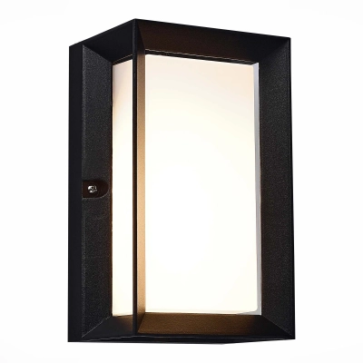 SL077.411.01 Светильник уличный настенный ST-Luce Черный/Белый LED 1*6W 3000K