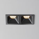 Встраиваемый светильник Alfa LED 3000K 10Вт 50°, DL043-02-10W3K-SQ-B-1. TM Maytoni