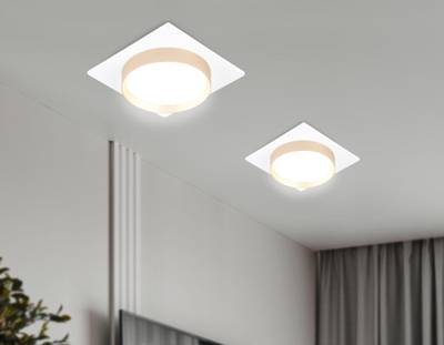 Светильник встраиваемый TN5230 WH/GD белый/золото GX53 max 12W 110*110*35