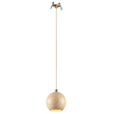 7061/1 MINIMA ODL25 217 Подвесной светильник светлое дерево/металл IP20 GU10 LED 7W 220V CAUCHO