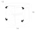 Фасадный светильник Arte Lamp RULLO A1415AL-1WH, 2хLED