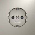 VLS040203 Розетка встраиваемая VOLTUM S70 с заземлением и защитными шторками, 16А, (кашемир). (ТМ Maytoni)