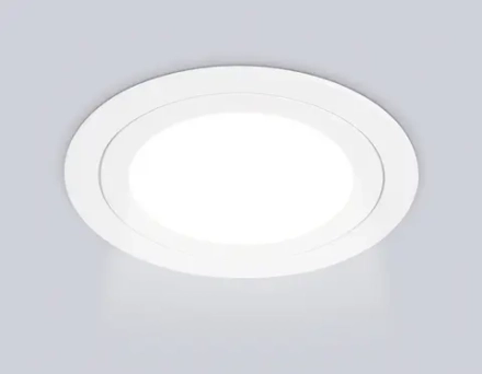 Светильник встраиваемый TN6601 WH белый IP44 GX53 max 15W D110*23