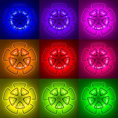 Citilux Мальта Смарт CL234A290E RGB Умная люстра Белая