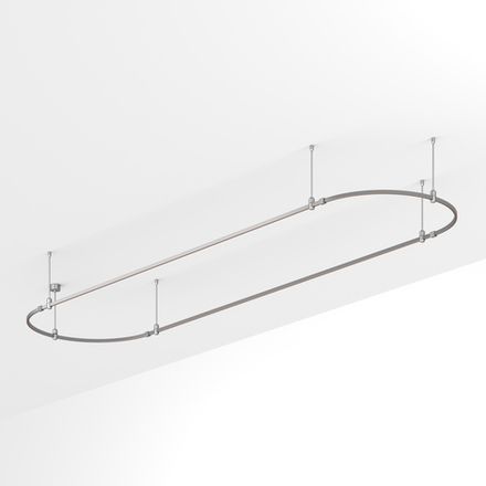 Основание ART-APRIORI-OVAL-ROD-400-4000x1000 (TN) (Arlight, IP20 Металл, 3 года)