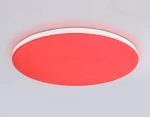 Потолочный светодиодный светильник с Wi-Fi Яндекс Алисой/Tuya/Smart Home/Alexa FZ2002 WH белый IP54 25W 3000K-6500K+RGB D370*55 (ПДУ ИК)