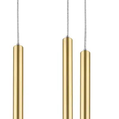 L8T747133 Люстра TUBO LED 40W 2000LM 360G ЗОЛОТО 3000K (574733+747133 (8 шт)