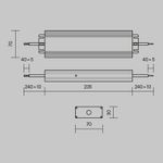 Блок питания 48В 150Вт IP67 PSL008, PSL008-150W-48V-IP67. TM Maytoni
