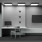 Потолочный светильник Зон / Zon 90 Вт 3000 К 120°, C032CL-90W3K-SQ-B. TM Maytoni
