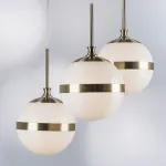 813131 Люстра GLOBO 3х40W E14 electroplating bronze/white Lightstar