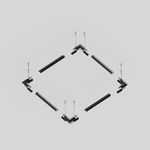Шинопровод 2м Exility низкопрофильный подвесной круглый, TRXM034-R-412B. TM Maytoni