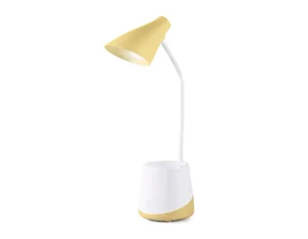 Светильник светодиодный настольный DE564 YL/WH желтый/белый LED 3000-6000K 5W