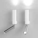 Настенный светодиодный светильник в стиле лофт 40020/1 LED белый/хром