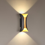3886/6BG HIGHTECH ODL20 501 черн/золот/металл Настен.светильник LED 4000K 120° 6W 220V IP54 KRISTA