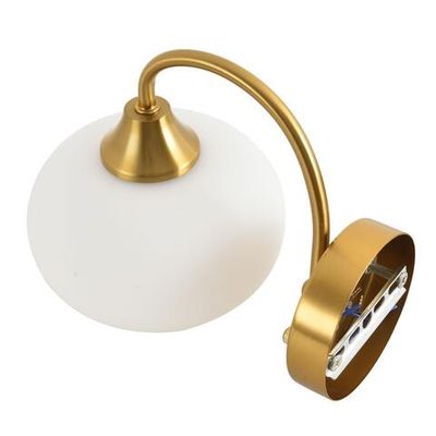 8323/1W MODERNI LN латунь/белый, металл/стекло Бра E27 1*60W 220V LARINA